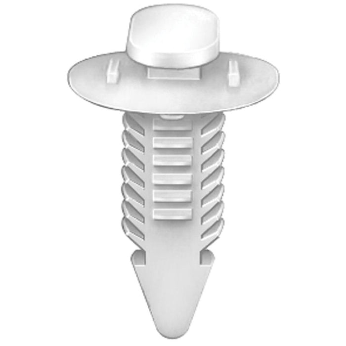Auveco AP17649 Double Head Trim Panel Retainer, Nylon, White
