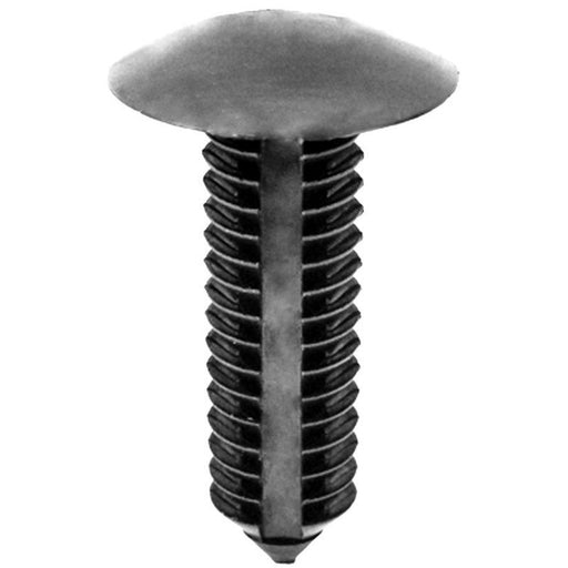 Auveco AP18301 Single Head Type 1 Bumper Fascia Retainer, 3/4 in Dia Bottom Head, Nylon, Black