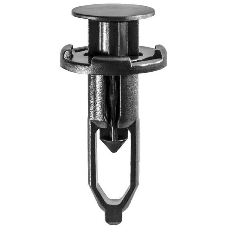Auveco AP18873 Push-Type with Closed End Rear Bumper Cover Retainer, 18 mm Dia Head, Nylon, Black