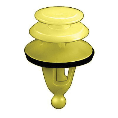 Auveco AP18930 Triple Head Trim Panel Retainer, (13 mm Dia Top x 18 mm Dia Bottom) Head x (9 mm Dia