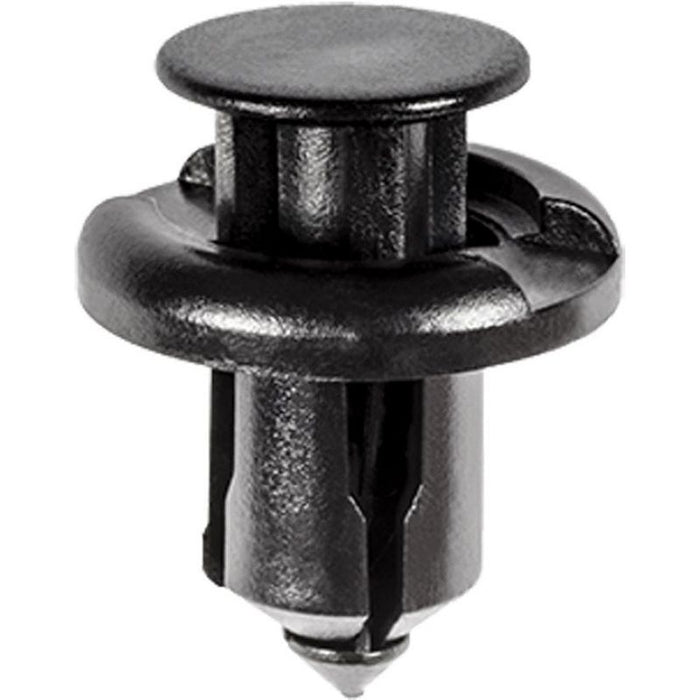Auveco AP19233 Push-Type with Drive Pin Front Bumper Retainer, 20 mm Dia Head x 13 mm L Stem, Nylon,