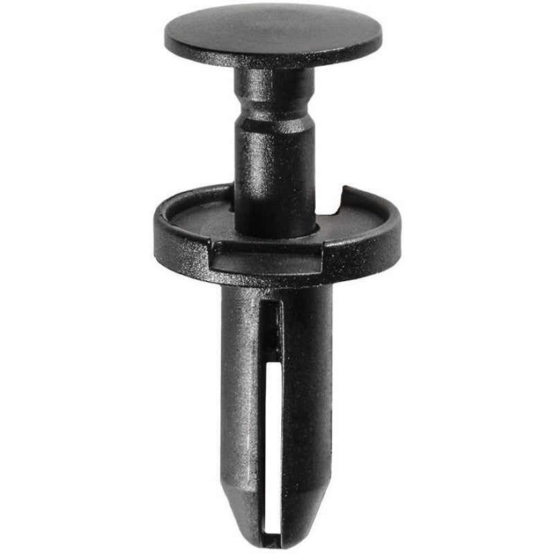AP19422 Push-Type with Drive Pin Fascia Retainer, 23/32 in Dia Head x 29/32 in L Stem, Nylon,