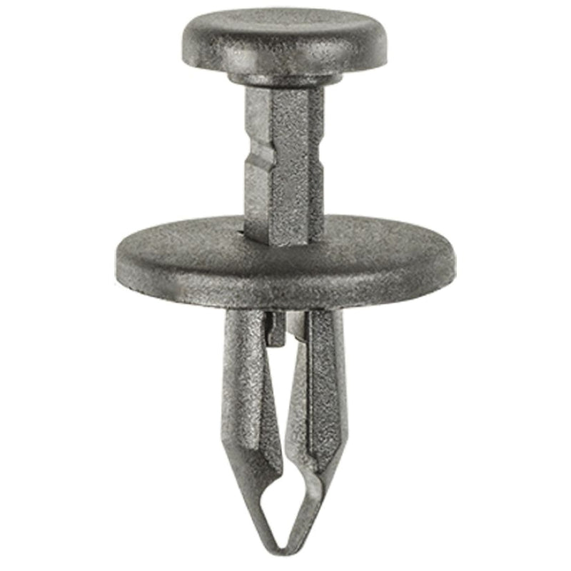 AP20458 Push-Type with Closed End Side Shield Retainer, 20 mm Dia Head x 17 mm L Stem x 7 mm