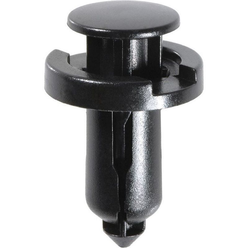 Push-Type Bumper Retainer AP20564 20 mm Dia x 18 mm Stem Black Nylon