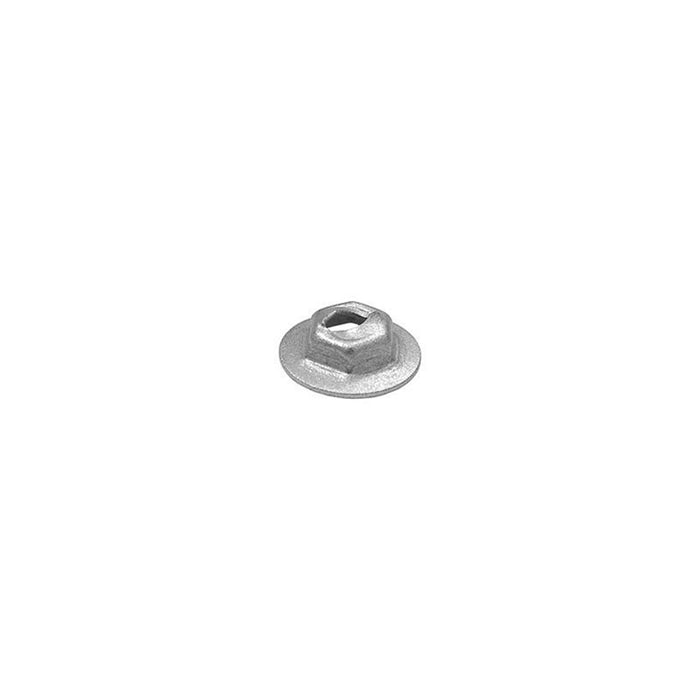 Auveco AP2895 Hex Washer Thread Cutting Nut, 1/8 in Stud x 5/16 in Across Flats, Zinc