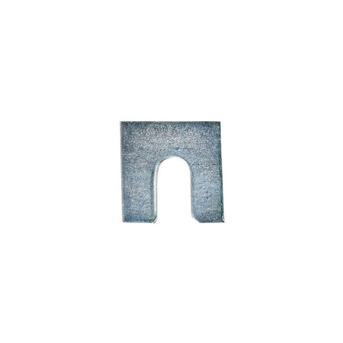 Auveco AP3155 Shim, 1/16 in THK x 3/8 in Slot x 1-1/4 x 1-1/8 in, Zinc