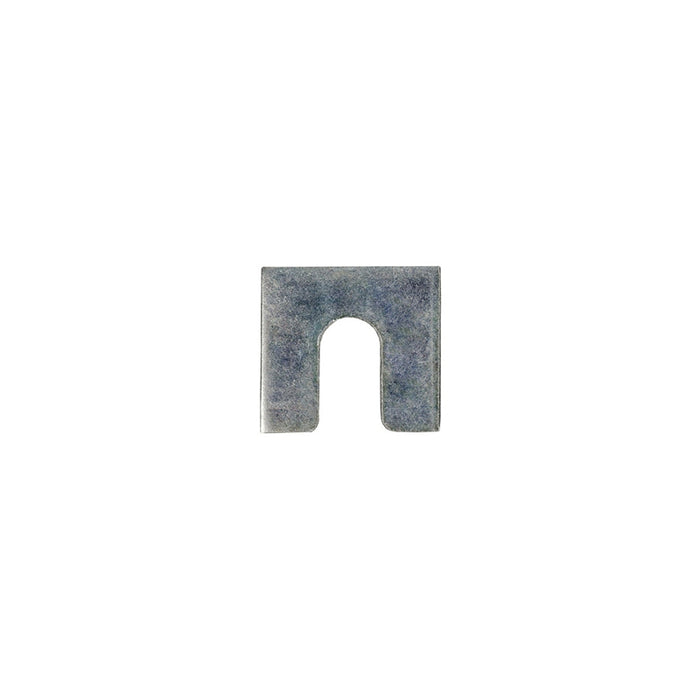 Auveco AP3156 Shim, 1/8 in THK x 3/8 in Slot x 1-1/4 x 1-1/8 in, Zinc