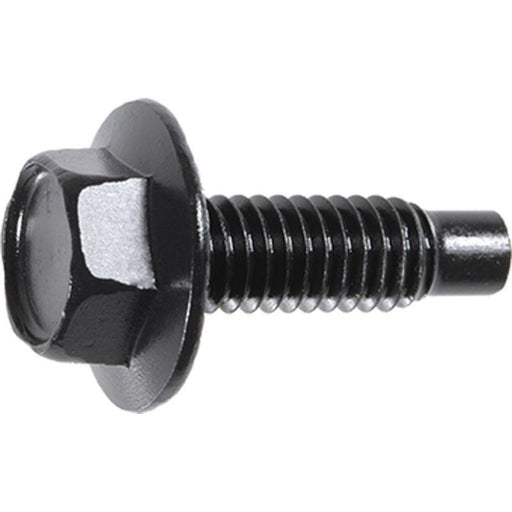 Auveco AP5711 Hex Washer Head Spin Lock Dog Point Body Bolt, 5/16 in - 18 TPI x 1 in L, Black Phosph
