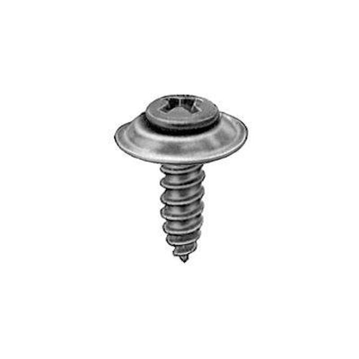 Auveco #10 X 3/4 Phil Oval #8 Hd Ab Tapping Sems - Black — view 2