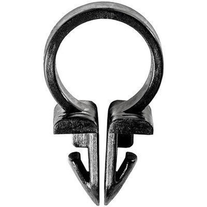 Auveco 14531 Routing Clip 1/2 - Nylon Fastener for Wires, Tubes, Hoses, Snap-In 1/4-in Holes — view 2