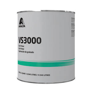 AXALTA Paint Coatings Axalta VS3000-4 Etch Primer, 1 qt, Green, 5.4 lb/gal VOC, 2:1 Mixing