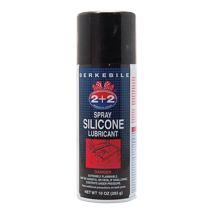 BERKEBILE OIL COMPANY 2+2 Spray Silicone Lubricant, Solvent, 50 Deg C, 10 Oz