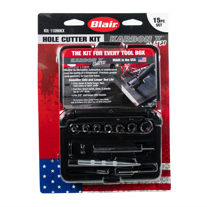 Blair Equipment Karbon X Rotabroach Fractional Cutter Kit (11090KX)