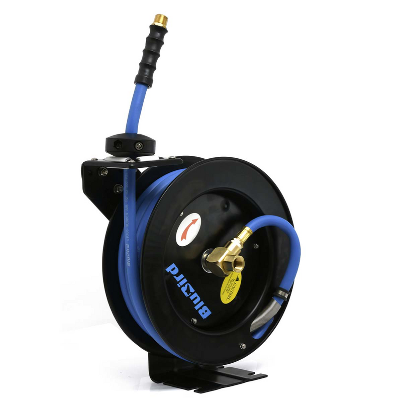 BBR1225 20ga. Retractable Hose Reel with 1/2" X 25' Air Hose