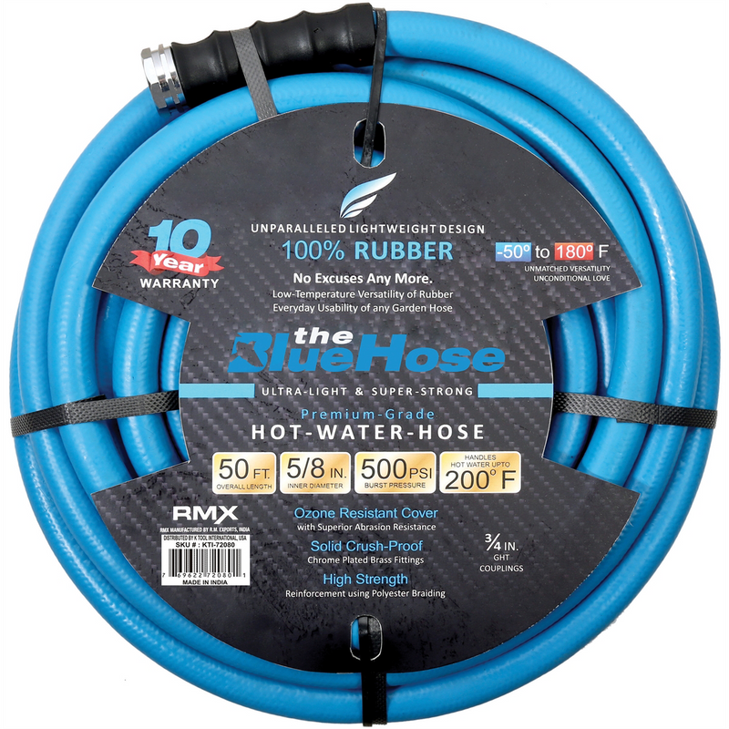 BSAL5850 5/8" x 50' Hot/Cold Water Rubber Garden Hose