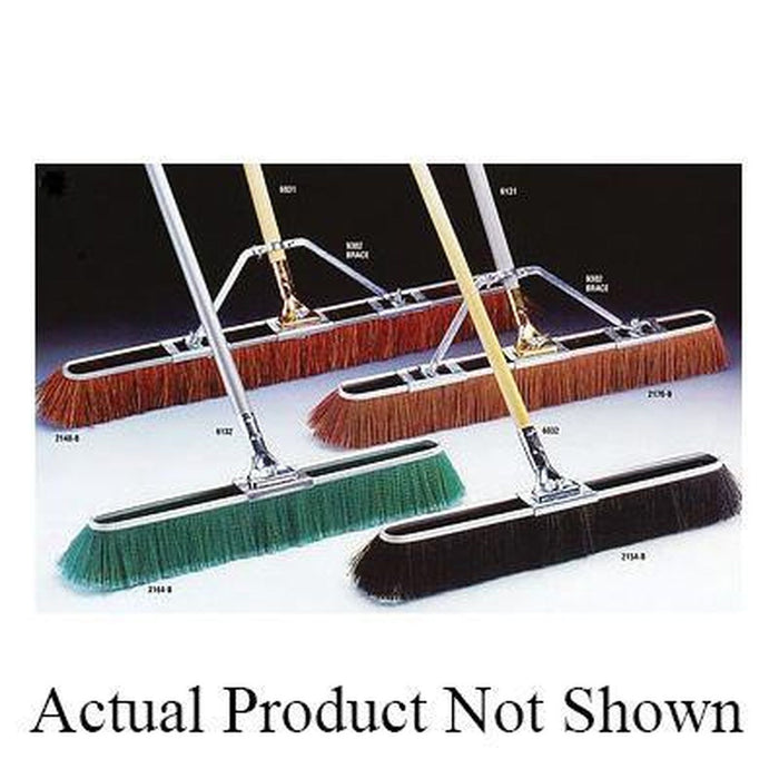 BRUSKE PRODUCTS 2154Cs Brush With Steel Handle, 23 In W Brush, Synthetic Bristle