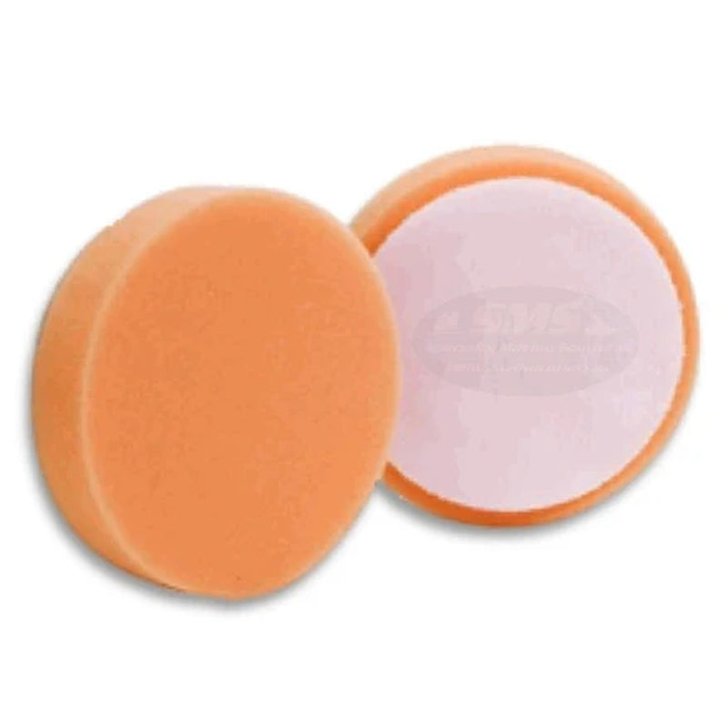 Buff and Shine and SHINE 480RH Medium Cutting Hex Face Pad, 4 in Overall Dia, Orange