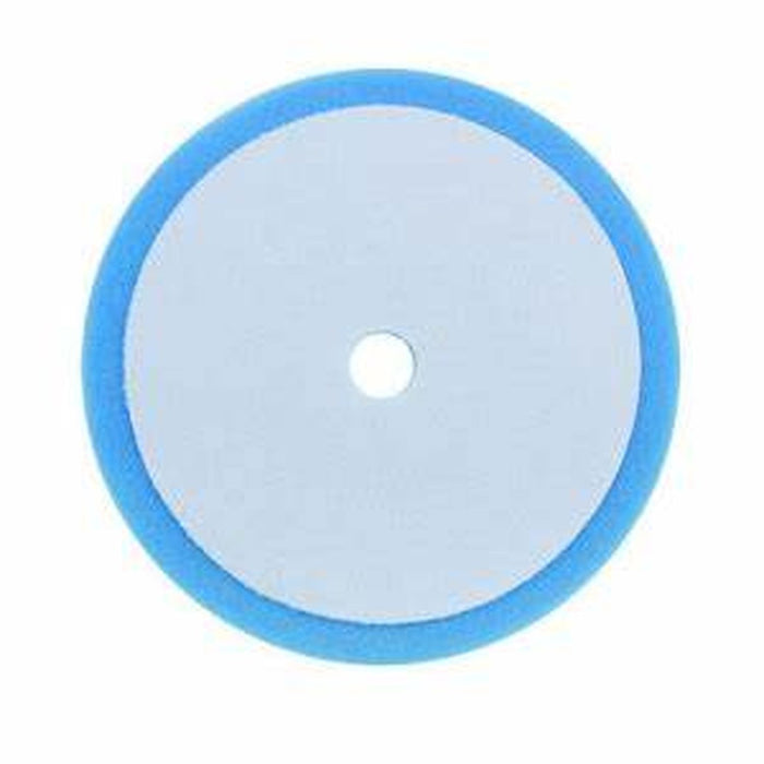 Buff and Shine and SHINE 852FBW Grip Pad, 8 in Dia, 1 in THK, Foam Pad, Light Blue