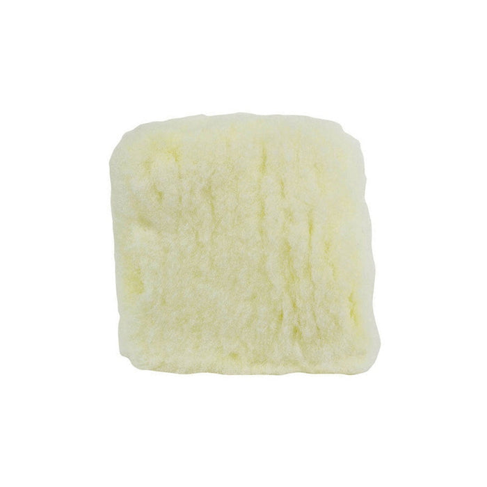 Buff and Shine 2099HD Heavy-Duty White Wash Mitt, 9 in Square Polyester Synthetic Blend, No Cuff