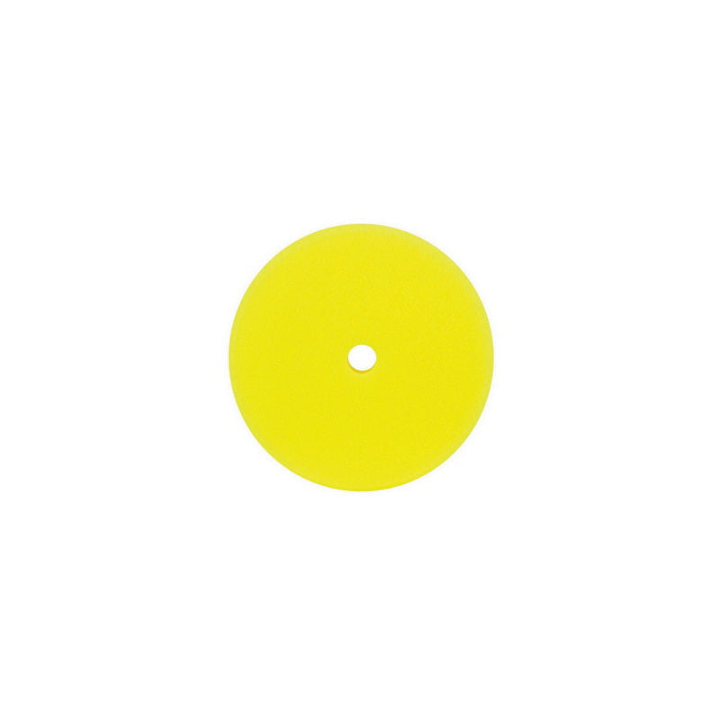 3000G 8 in Yellow Grip Pad, 2 in Thick Reticulated Polyester Foam, Hook and Loop