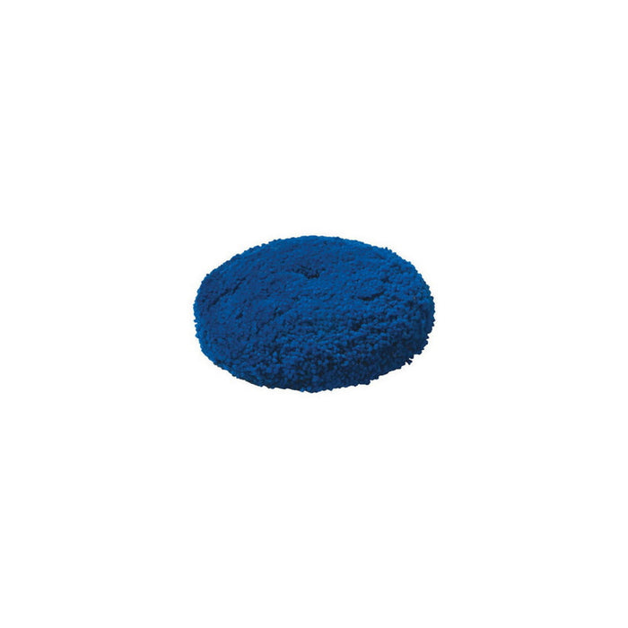 Buff and Shine 7503BGT Grip Pad, 7-1/2 in, Hook and Loop, Blue, 100% Twisted Wool