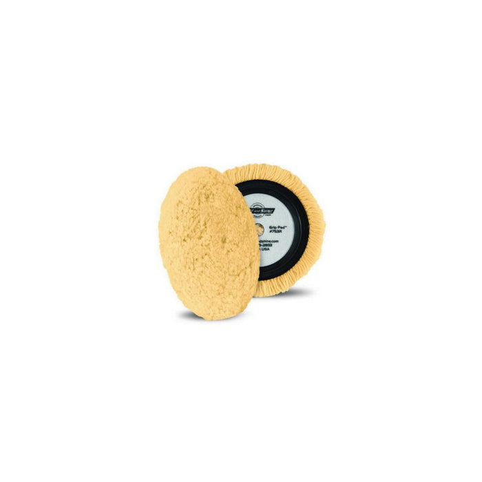 Buff and Shine and SHINE 753R Grip Pad, 7-1/2 in Dia, 2 in THK, 100% Twisted Wool Pad — view 2