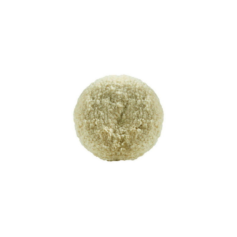 802N 8 in Double-Sided Natural 100% Twisted Wool Buffing Pad