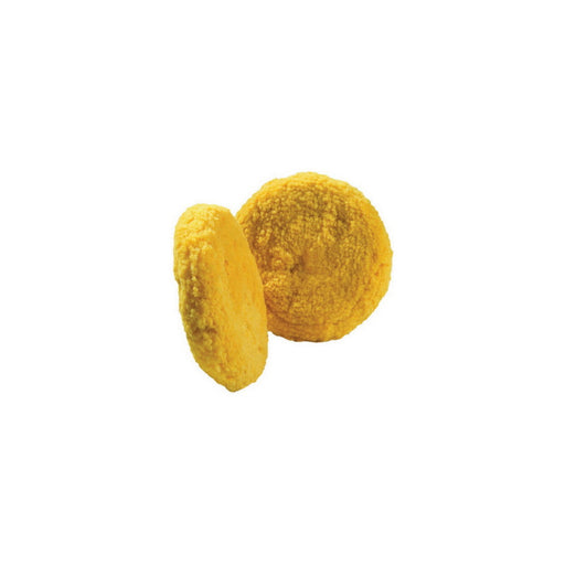 Buff and Shine and SHINE 803Y Double Sided Buffing Pad, 8 in Dia, 100% Twisted Wool, Yellow — view 2