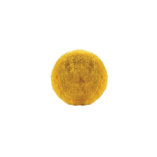 Buff and Shine and SHINE 803Y Double Sided Buffing Pad, 8 in Dia, 100% Twisted Wool, Yellow