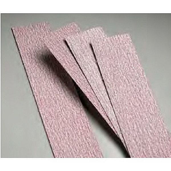 Carborundum® Carbo Premier Red™ 20473 Dri-Lube Grip-On Body File Strip, 2-3/4 in W x 16-1/2 in L, P120 Grit