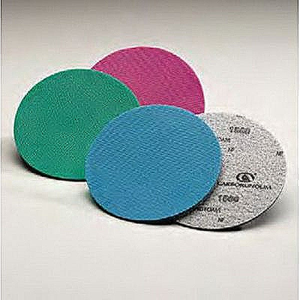 Carborundum® Carbo Medalist™ 53381 Grip-On Finishing Disc, 6 in, P3000 Grit, Aluminum Oxide