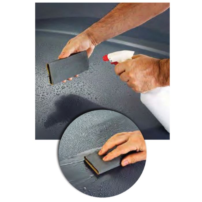 Carborundum Abrasives Carborundum Carbo Mirror Finish 63871 Sanding Sheet, 5-1/2 in W x 9 in L, 1200 — view 2
