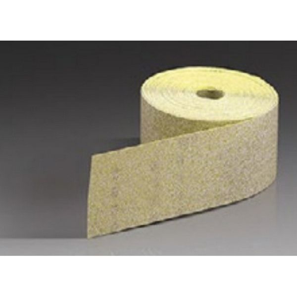 Carborundum 70524 Carbo Gold Dri-Lube Stick-On Sheet Roll, P320, 2-3/4 in x 25 yd, Aluminum Oxide