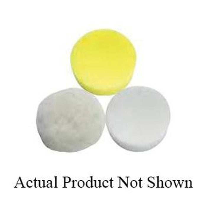 Chicago Pneumatic Cp Ca158109 Hard Polishing Pad, 3-1/2 In Diameter, Sponge, Hook And Loop Attachm