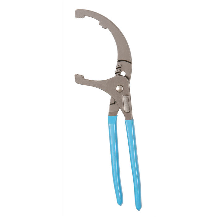 Channellock Tools Oil Filter/Pvc Plier, 12 In Oal, 2-1/2 To 3-3/4 In Cutting Capacity, 2.52 In L J