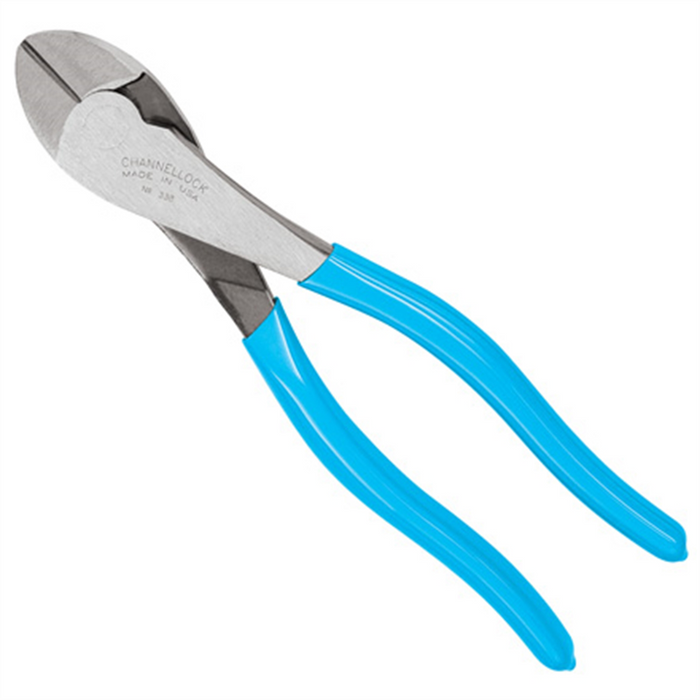 Channellock Tools Plier, 8.29 In Oal, Comfort Grip/Dipped Handle, Oval Jaw, Steel Blade