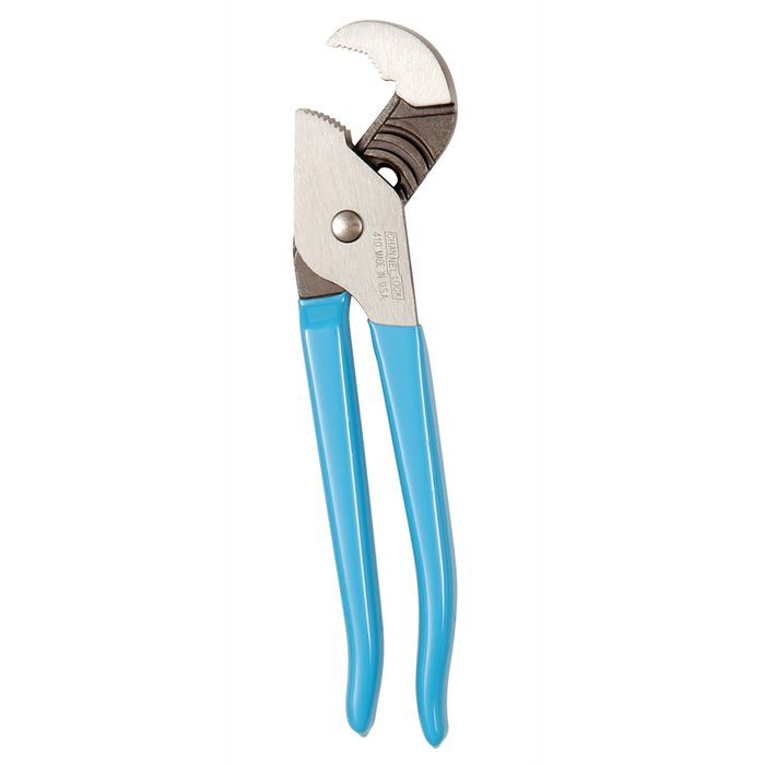 Channellock Tools Nutbuster 410 Plier, 9-1/2 In Oal, 1.12 In L Jaw, Channellock Blue Grip Handle