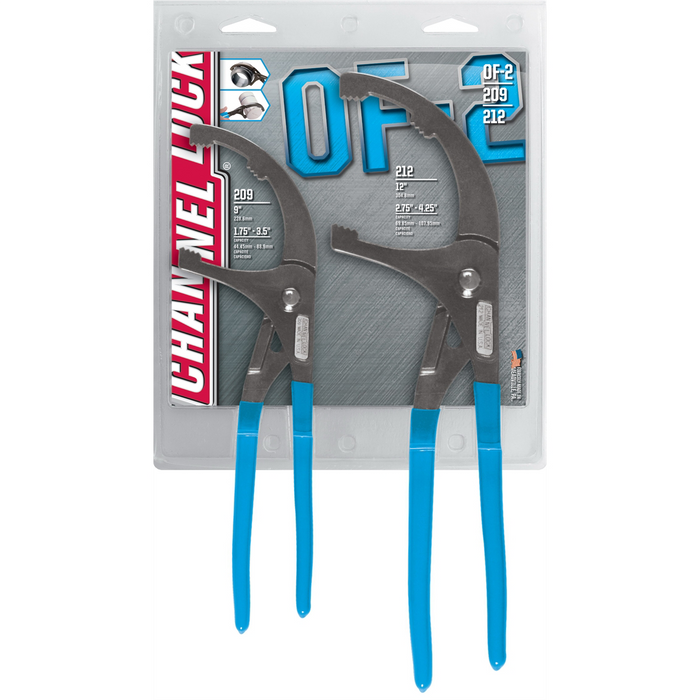 Channellock Tools 2 Pc. Oil Filter/PVC Plier Set