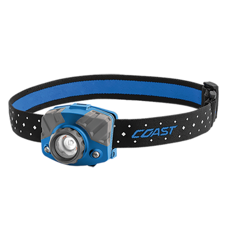 1000 Lumen Rechargable 168M Pure Beam Focusing Headlamp in Box- Blue