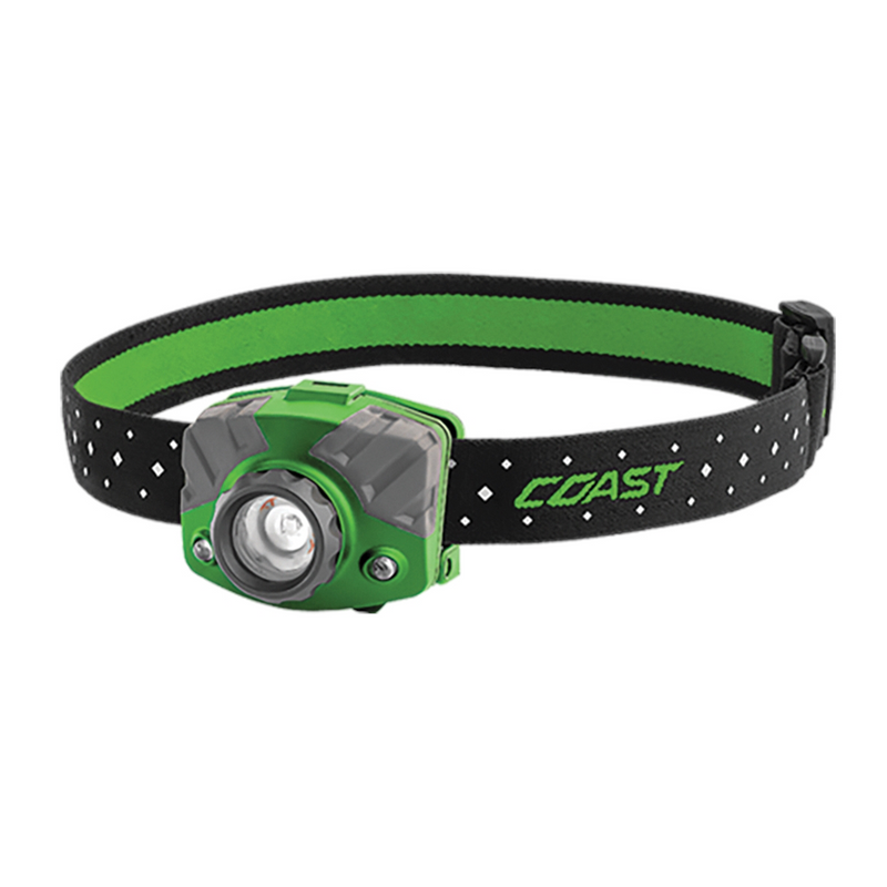 1000 Lumen Rechargable 168M Pure Beam Focusing Headlamp in Box - Green