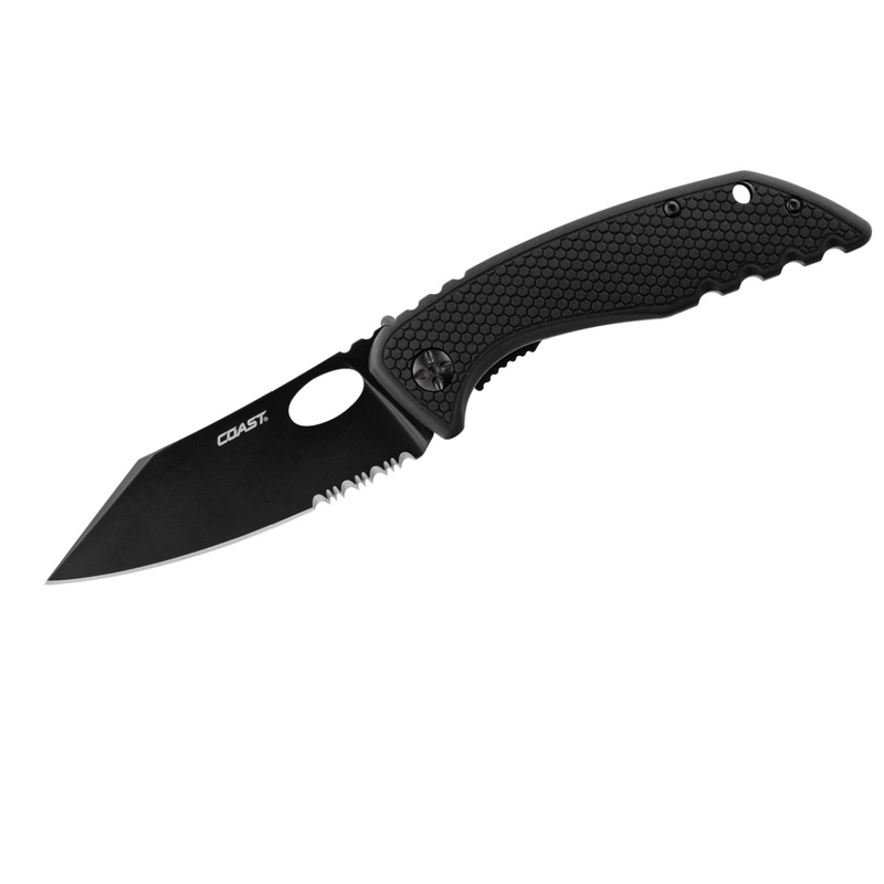Coast DX376 Double Safe Double Lock 3Cr13 Stainless Steel Blade Folding Pocket K