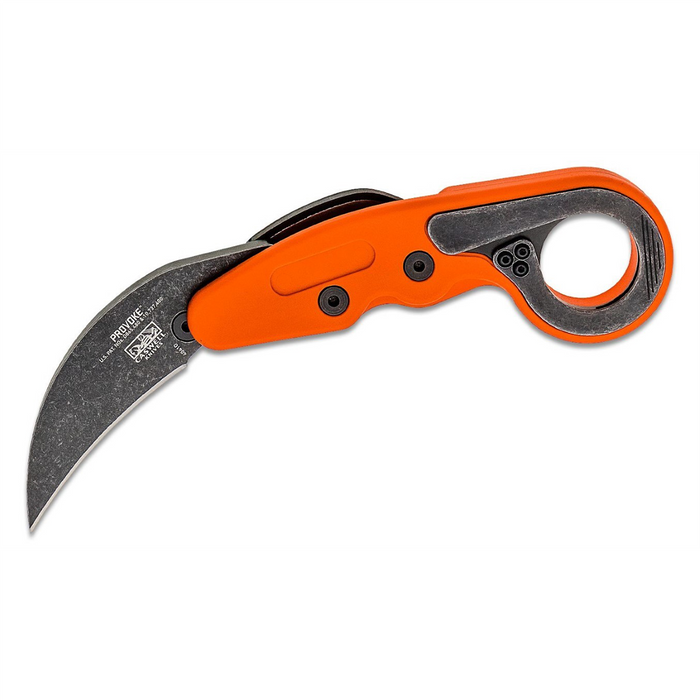 Columbia River Knives Provoke 1.4116 Stonewash Plain Blade Folding Knife with Kinematic Grivory Hand