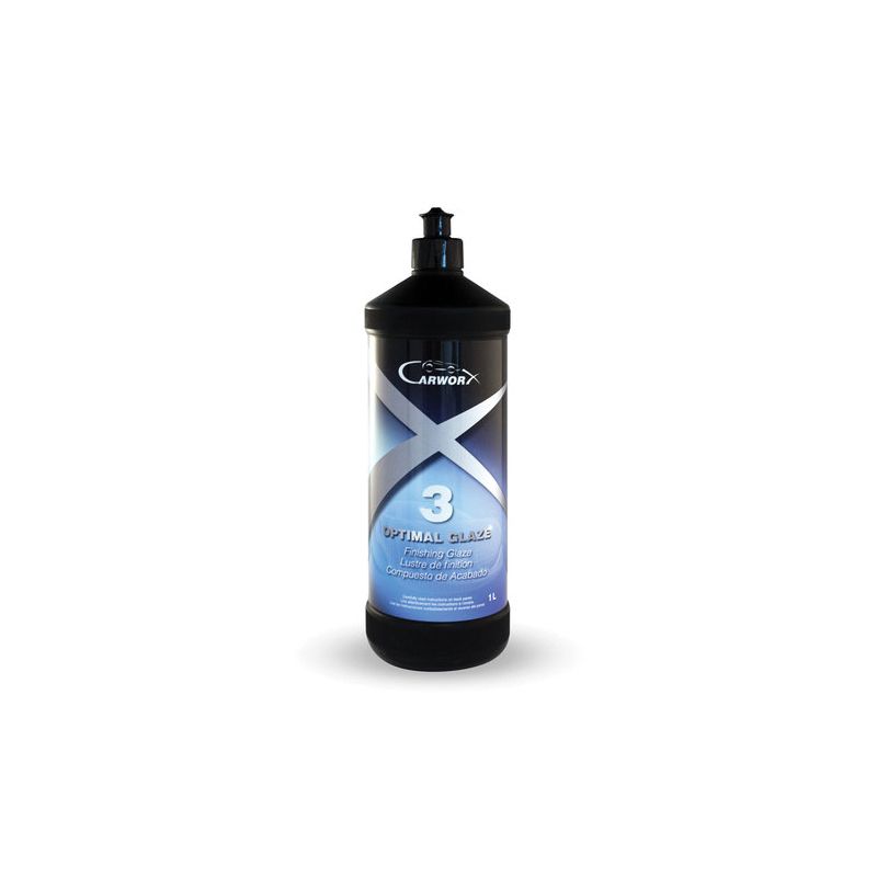 1201031 Gray Optimal Glaze Finish 1 L Ultra‑Fine Glaze for High‑Gloss Polishing Dark Paints