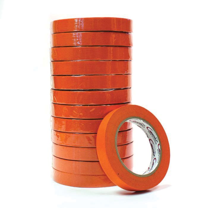 134820 Professional Orange Masking Tape 55 m x 18 mm 3/4 in Thick Waterproof