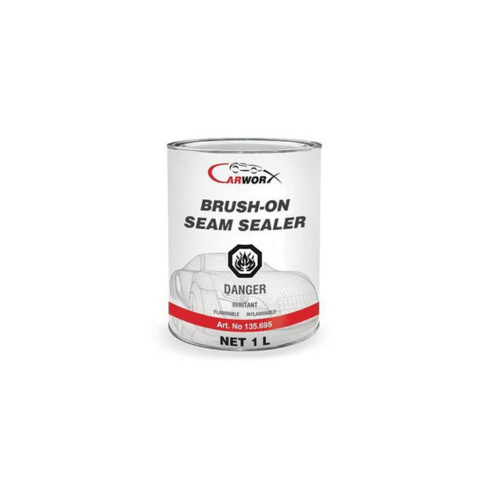 Carworx 135695 Brush-On Seam Sealer, Tin, 1 L, Gray