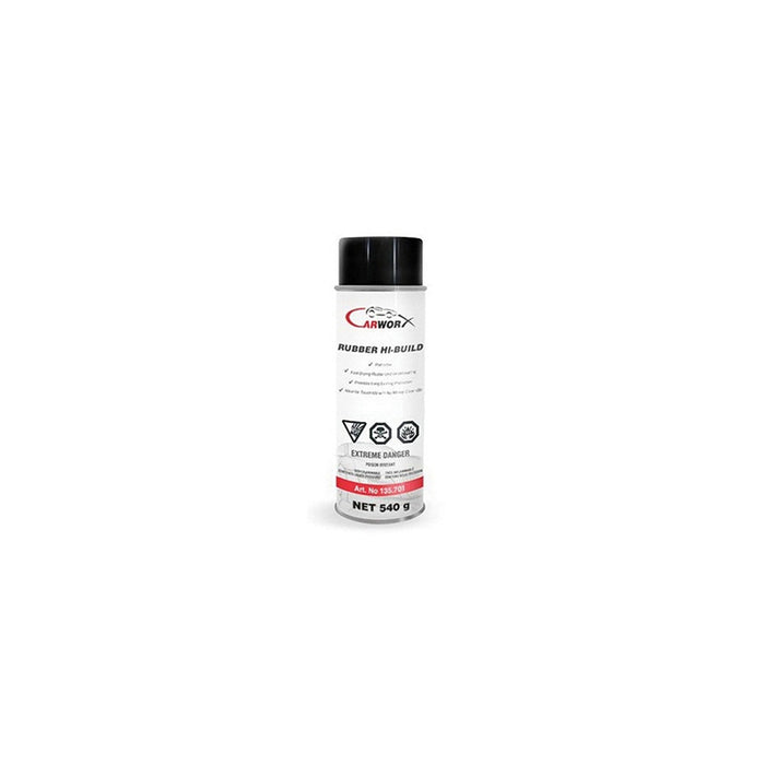 Carworx 135701 Rubberized Undercoating Spray, 19 oz Can, Black, 5 hr Curing