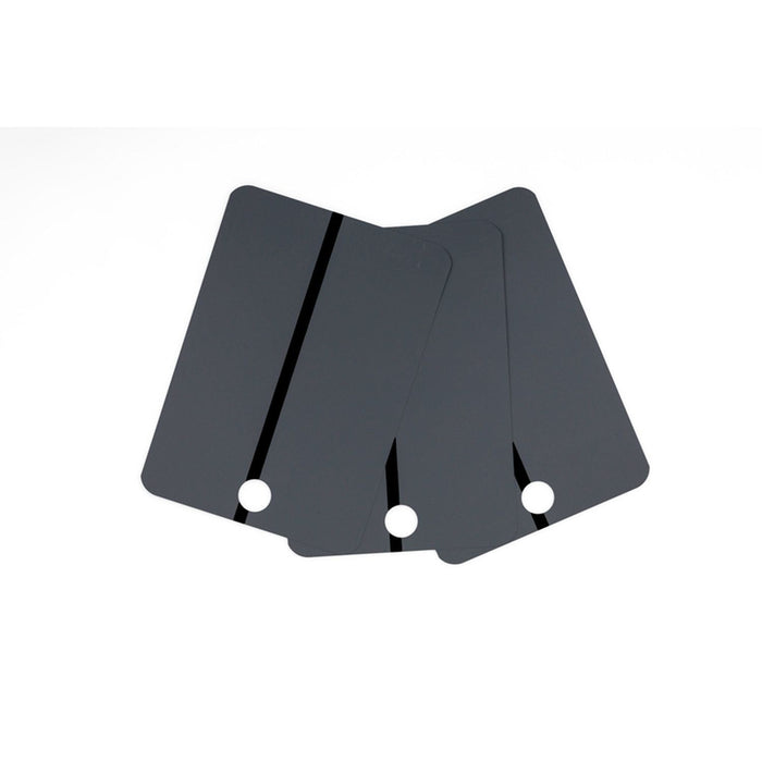 CTW International Metal Spray Samples - Black Stripe on DARK GRAY, 25 pcs per box — view 2
