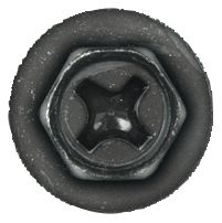 Disco Automotive Hardware Black Zinc Sems Screws