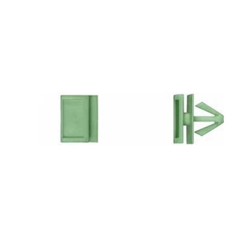 Green Nylon Moulding Clips