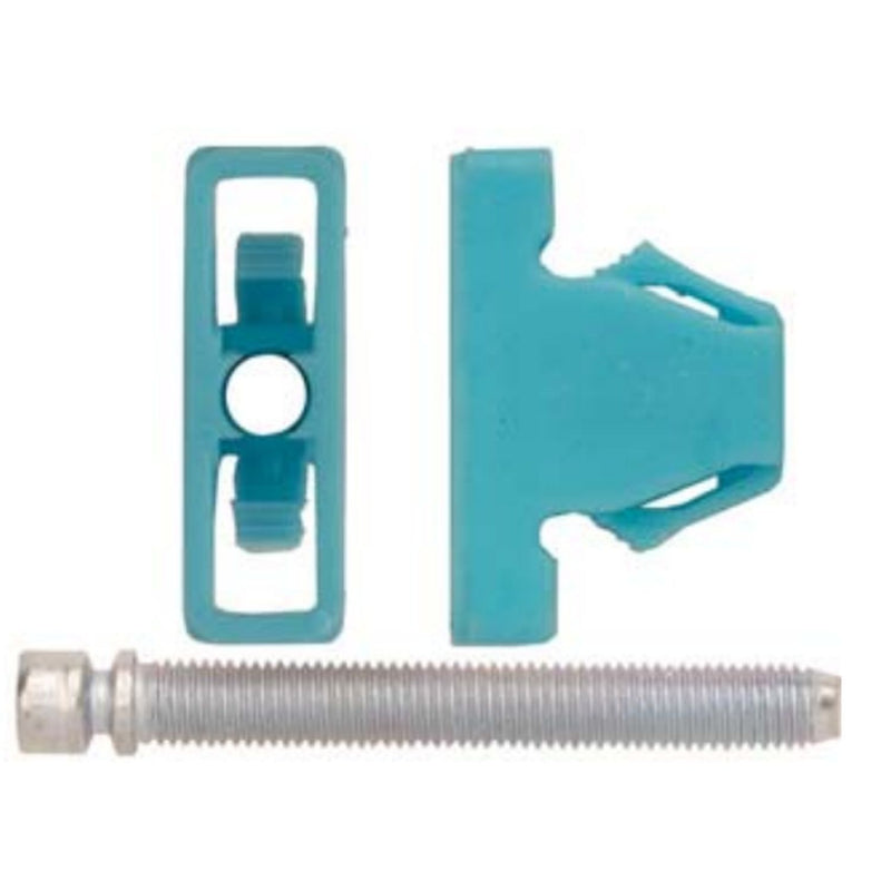 Blue Nut With 12-28 X 1 3/4" Screw